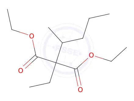 Chemical structure of Diethyl Ethyl(1-methylbutyl)malonate