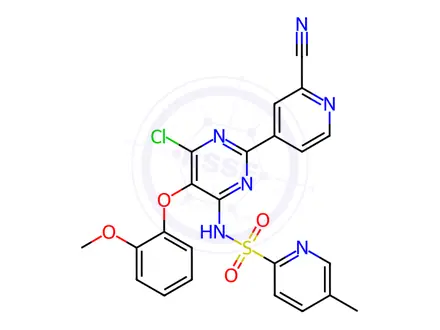 Chemical structure of Clazosentan Impurity 17