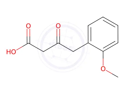 Chemical structure of 3-Oxo-4-(2-methoxyphenyl)butanoic acid