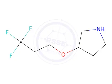 Chemical structure of 3-(3,3,3-Trifluoropropoxy)pyrrolidine