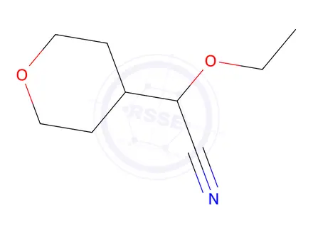 Chemical structure of 2-Ethoxy-2-(oxan-4-yl)acetonitrile