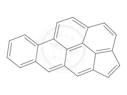 Chemical structure of dibenzo(k,mno)acephenanthrylene