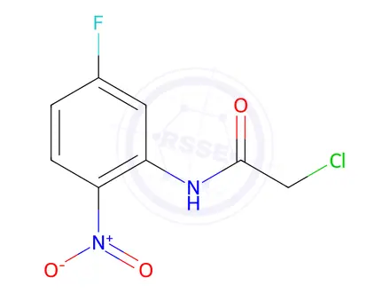 Chemical structure of 2-Chloro-N-(5-fluoro-2-nitrophenyl)acetamide