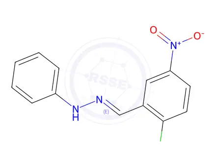 Chemical structure of 1-[(2-Chloro-5-nitrophenyl)methylidene]-2-phenylhydrazine