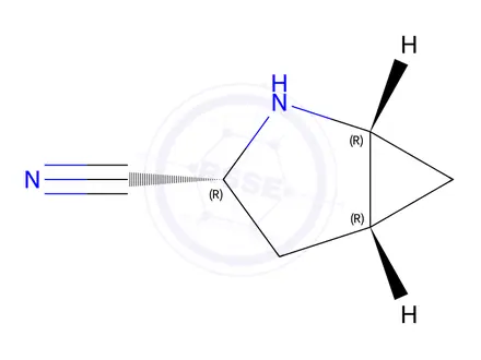 Chemical structure of rel-(1R,3R,5R)-2-Azabicyclo[3.1.0]hexane-3-carbonitrile