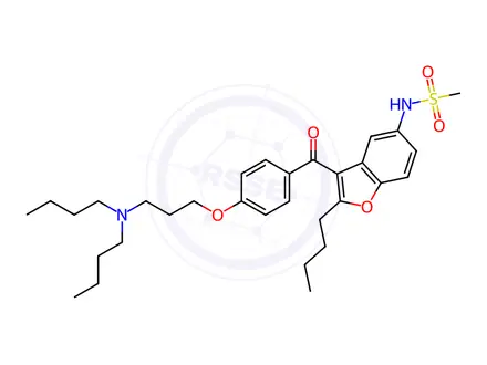 Chemical structure of Dronedarone