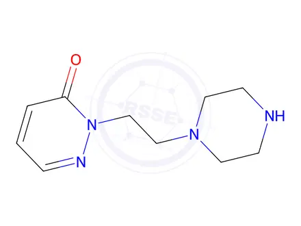 Chemical structure of 2-(2-piperazin-1-ylethyl)pyridazin-3(2h)-one