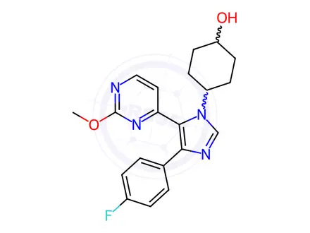 Chemical structure of SB 239063