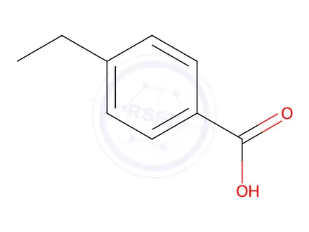 Chemical structure of 4-Ethylbenzoic Acid