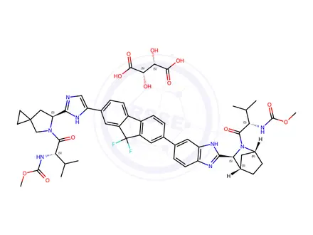 Chemical structure of Ledipasvir Impurity 24