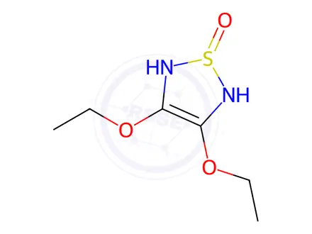 Chemical structure of 3,4-Diethoxy-1,2,5-thiadiazole 1-oxide