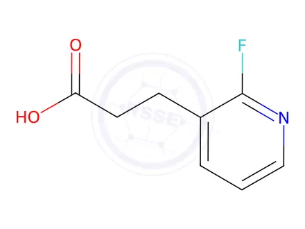 Chemical structure of 3-(2-Fluoropyridin-3-yl)propanoic acid