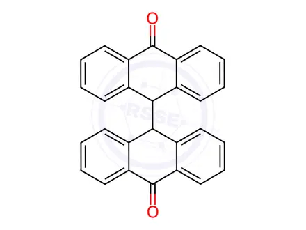 Chemical structure of BIANTHRONYL