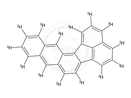 Chemical structure of Acenaphth[1,2-a]anthracene-d14