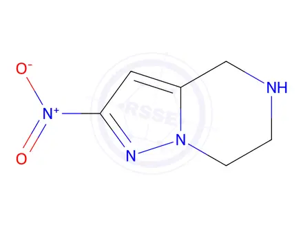 Chemical structure of 2-NITRO-4,5,6,7-TETRAHYDROPYRAZOLO[1,5-A]PYRAZINE