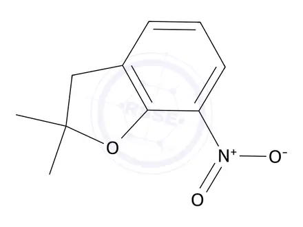 Chemical structure of 2,3-Dihydro-2,2-dimethyl-7-nitrobenzofuran