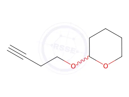 Chemical structure of 2-(3-Butynyloxy)tetrahydro-2H-pyran