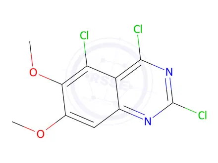 Chemical structure of 2,4,5-Trichloro-6,7-dimethoxyquinazoline