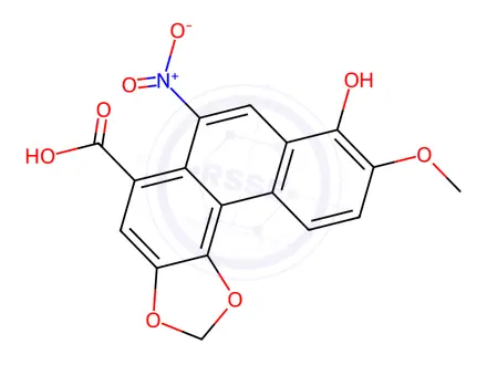 Chemical structure of Aristolochic Acid Impurity 4 (Aristolochic Acid E)