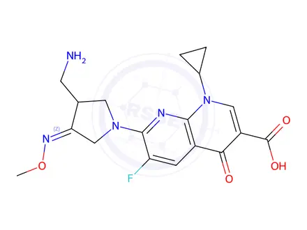Chemical structure of Gemifloxacin