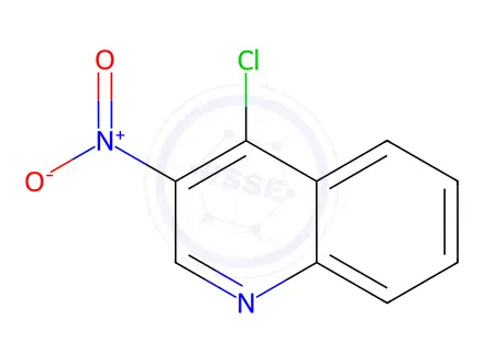 Chemical structure of 4-chloro-3-nitroquinoline