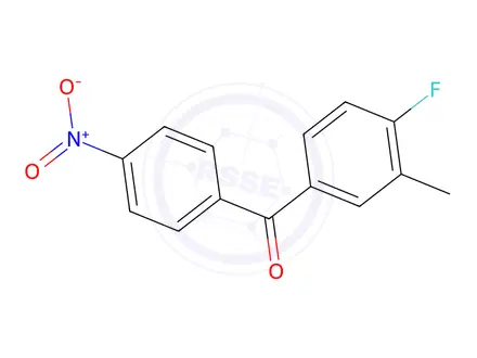 Chemical structure of 4-Fluoro-3-methyl-4-nitrobenzophenone