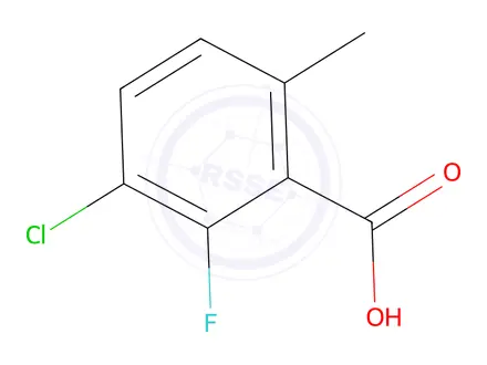 Chemical structure of 3-Chloro-2-fluoro-6-methylbenzoic acid