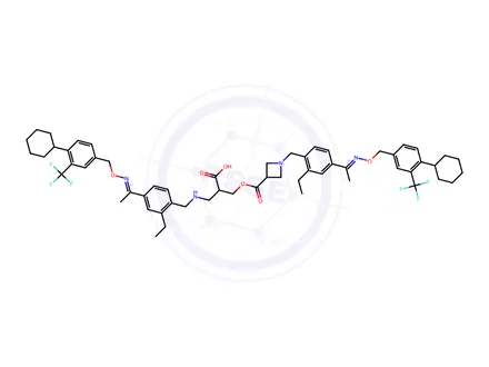 Chemical structure of Siponimod Impurity 41