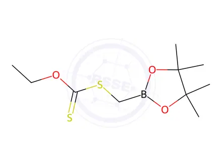Chemical structure of O-Ethyl S-((4,4,5,5-tetramethyl-1,3,2-dioxaborolan-2-yl)methyl) carbonodithioate