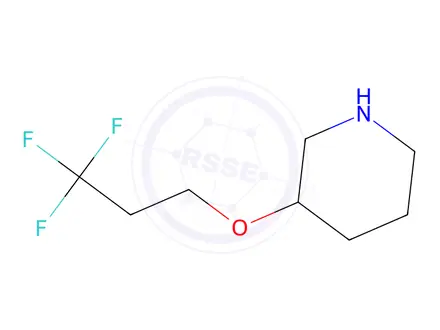 Chemical structure of 3-(3,3,3-Trifluoropropoxy)piperidine
