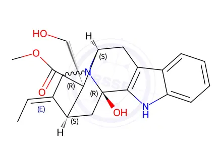 Chemical structure of 16-Epi-voacarpine