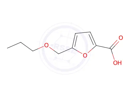 Chemical structure of 5-(Propoxymethyl)furan-2-carboxylic acid