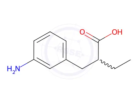 Chemical structure of 2-(m-aminobenzyl)butyric acid