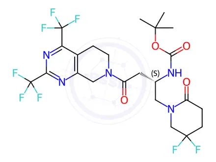 Chemical structure of Gemigliptin Impurity 9