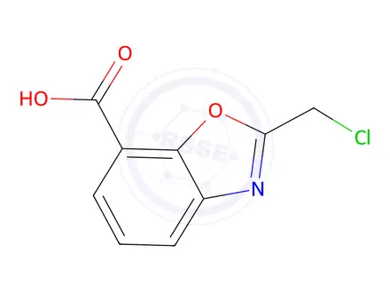 Chemical structure of 2-(Chloromethyl)benzo[d]oxazole-7-carboxylic acid