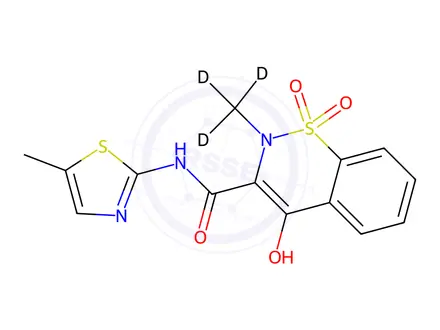 Chemical structure of Meloxicam-[D3]