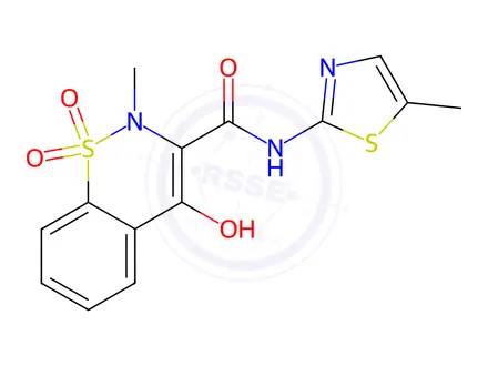 Chemical structure of Meloxicam
