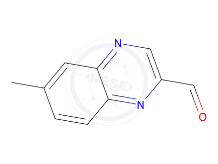 Chemical structure of 6-Methylquinoxaline-2-carbaldehyde