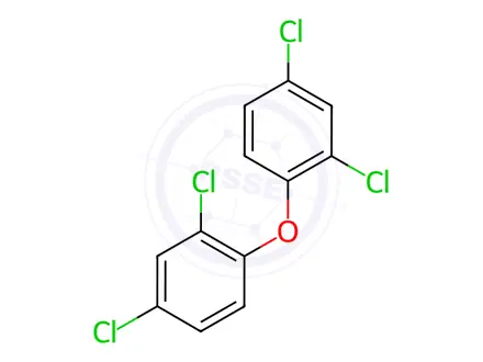 Chemical structure of 2,2',4,4'-Tetrachlorodiphenyl ether