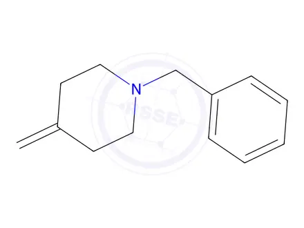 Chemical structure of 1-benzyl-4-methylenepiperidine