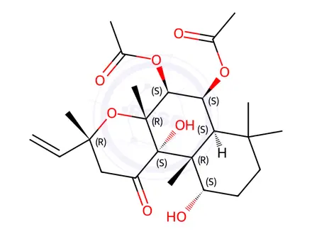 Chemical structure of Forskolin J