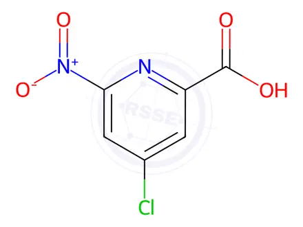 Chemical structure of 4-Chloro-6-Nitro-Picolinic Acid