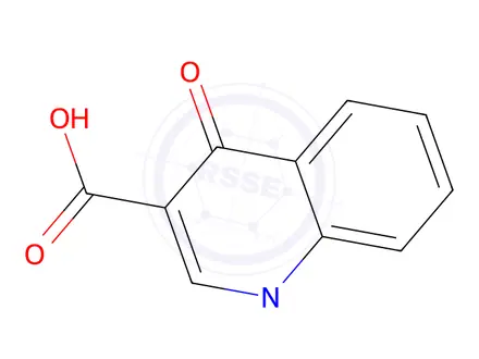 Chemical structure of 1-ethyl-4-oxo-1,4-dihydroquinoline-3-carboxylic Acid