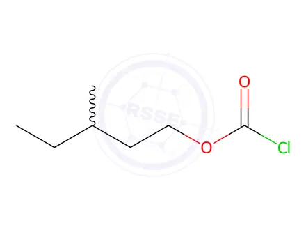 Chemical structure of 3-Methylpentyl Chloroformate