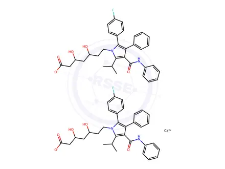 Chemical structure of Atorvastatin EP Impurity B Calcium