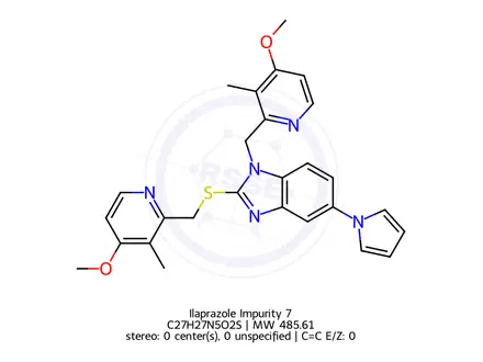 Chemical structure of Ilaprazole Impurity 251