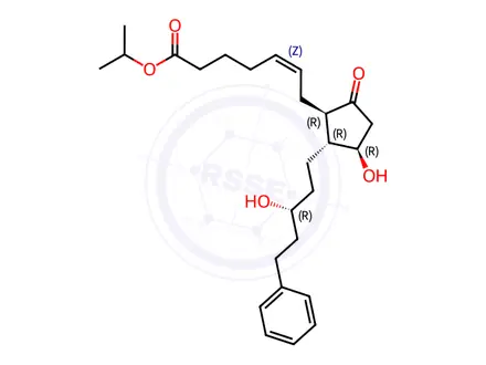 Chemical structure of Latanoprost Impurity 32