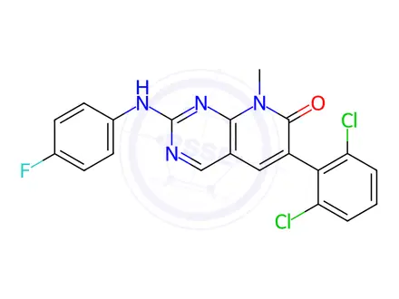 Chemical structure of PD 0166285 Impurity 250