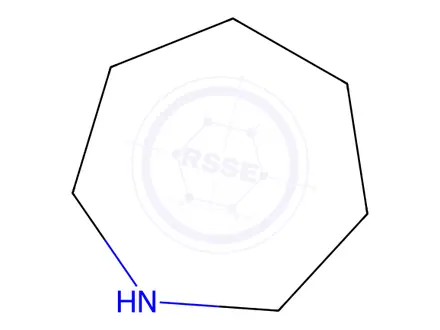 Chemical structure of Hexamethyleneimine