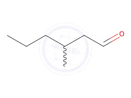Chemical structure of 3-Methylhexanal